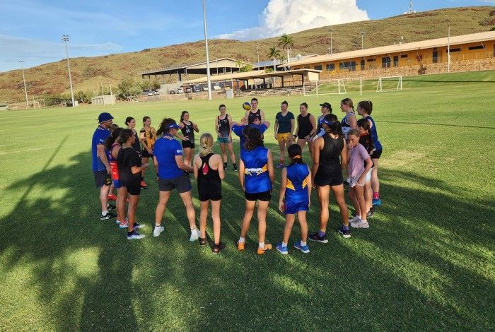 sporting group at KLP oval