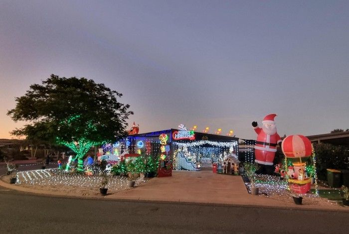 Christmas lights winner