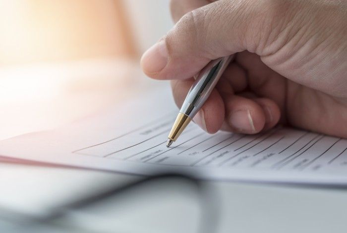 a generic image of a form
