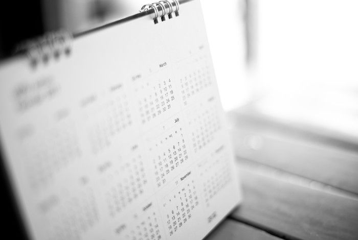 stock image of a calendar 