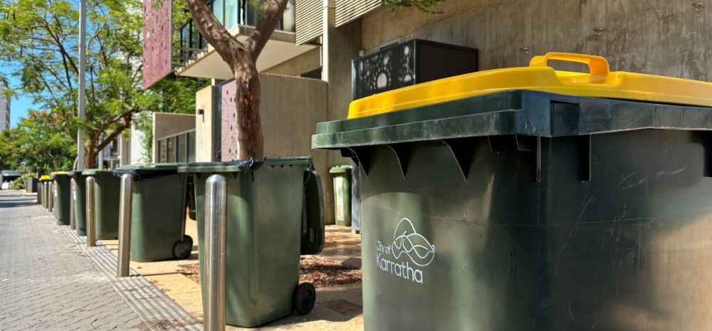 Photo of City of Karratha wheelie bins